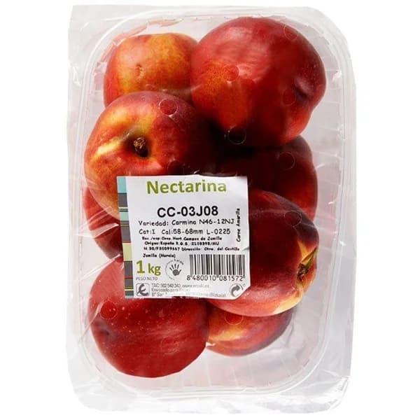 Nectarina, cubeta 1 kg - 1 kg - Imagen del producto en Findit