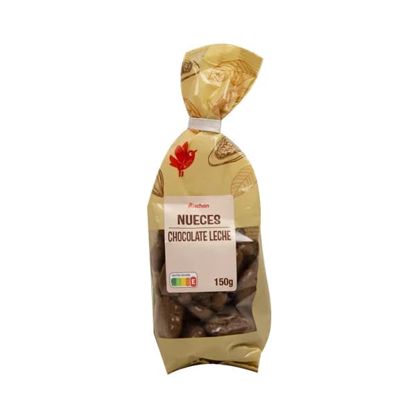 PRODUCTO ALCAMPO Nueces bañadas en chocolate con leche 150 g. - 0.15 kg - Imagen del producto en Findit
