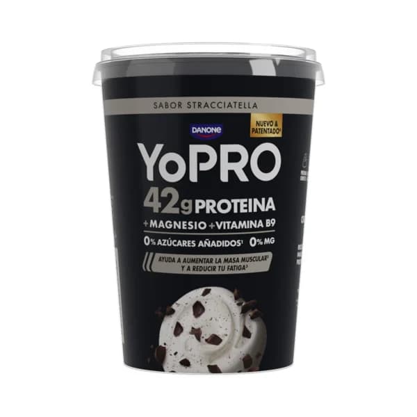 YOPRO de Danone Leche fermentada desnatada sabor stracciatella y alto contenido en proteina 450 g. - 0.45 kg - Imagen del producto en Findit