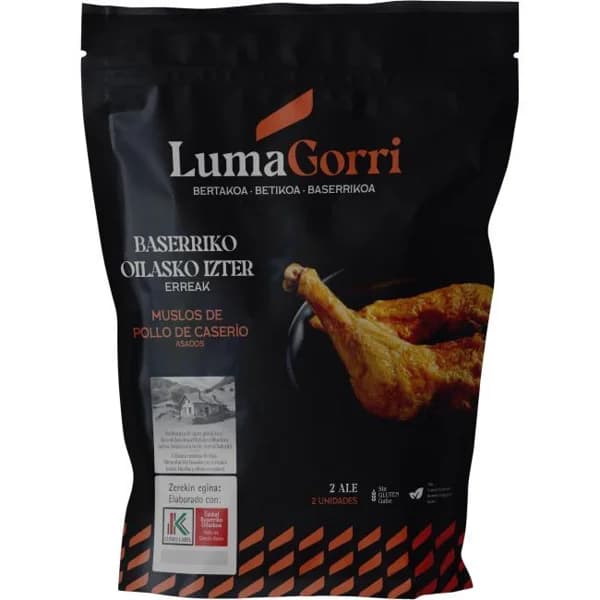 Muslos asados LUMAGORRI, al peso, compra mínima 300 g - 0.3 kg - Imagen del producto en Findit