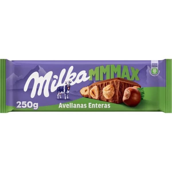 Chocolate con avellanas MILKA, tableta 250 g - 0.25 kg - Imagen del producto en Findit