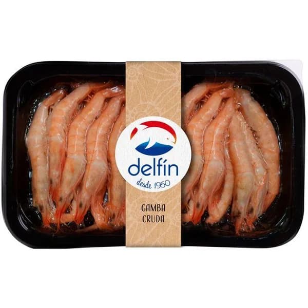 Gamba blanca al vacío skin DELFÍN, bandeja 200 g - 0.2 kg - Imagen del producto en Findit