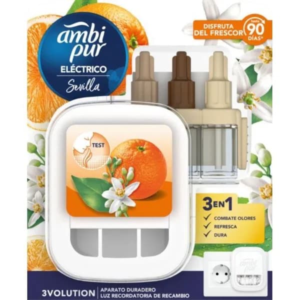 Ambientador 3 volúmenes Sevilla AMBIPUR,  recambio 1 ud - 1 ud - Imagen del producto en Findit