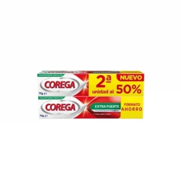 Crema fijadora para prótesis dentales Corega pack 2 unidades de 70 g. - 0.14 kg - Imagen del producto en Findit