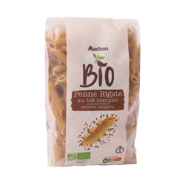 PRODUCTO ALCAMPO Bio Penne rigate (macarrones) de trigo integral ecológico 500 g. - 0.5 kg - Imagen del producto en Findit