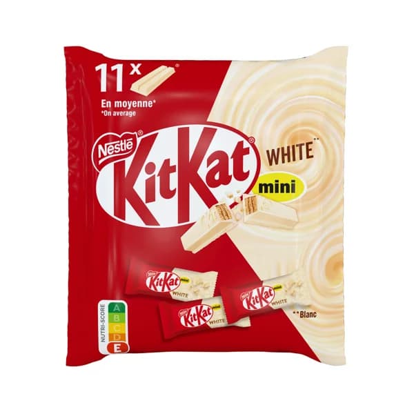 KIT KAT Barritas Minis de chocolate blanco  11 uds x 146,3 g. - 0.15 kg - Imagen del producto en Findit