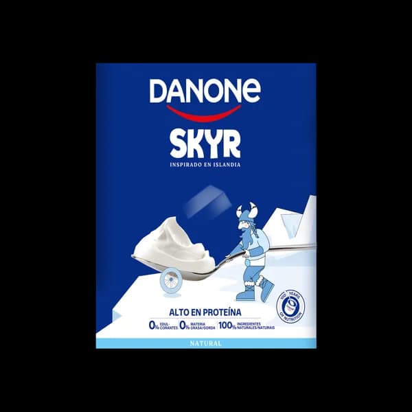 Skyr natural alto en proteínas Danone pack 4 x 100 g - 0.4 kg - Imagen del producto en Findit