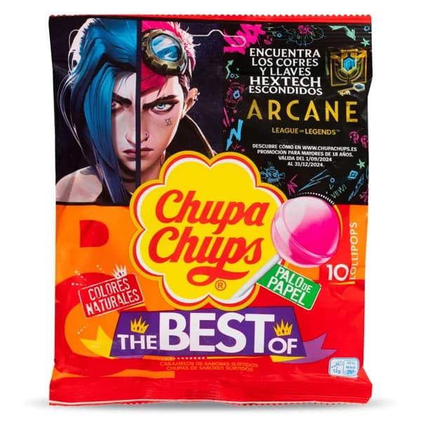 Caramelos con palo Chupa Chups bolsa 120 gr - 0.12 kg - Imagen del producto en Findit