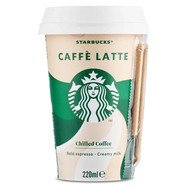 Café latte Starbucks vaso 220 ml - 0.22 l - Imagen del producto en Findit