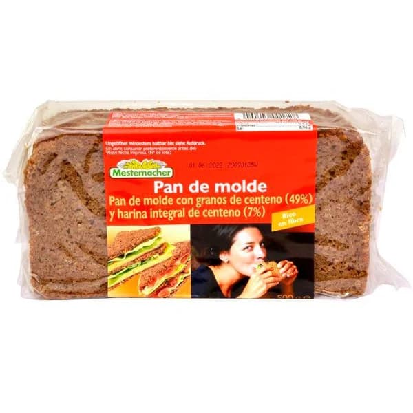 Pan de centeno MESTEMACHER, paquete 500 g - 0.5 kg - Imagen del producto en Findit