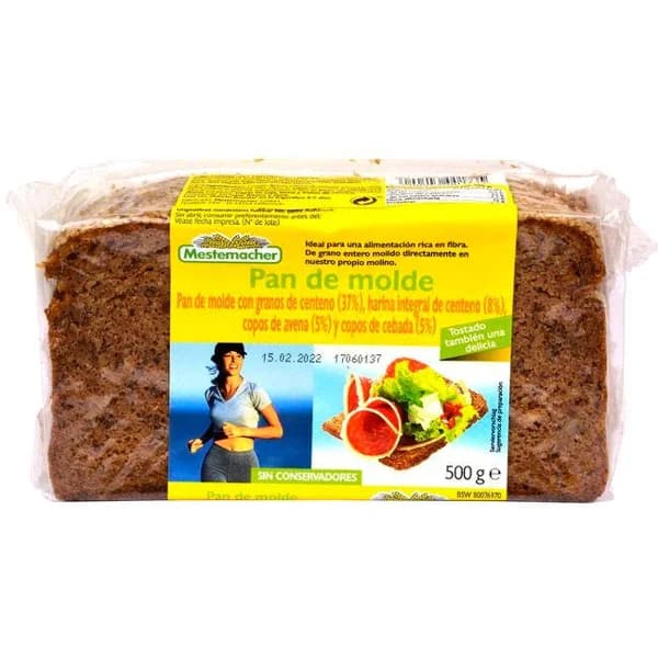Pan de cereal mixto MESTEMACH, paquete 500 g - 0.5 kg - Imagen del producto en Findit