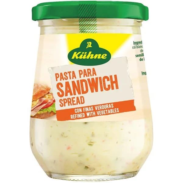 Pasta para sandwich KÜHNE, frasco 250 g - 0.25 kg - Imagen del producto en Findit