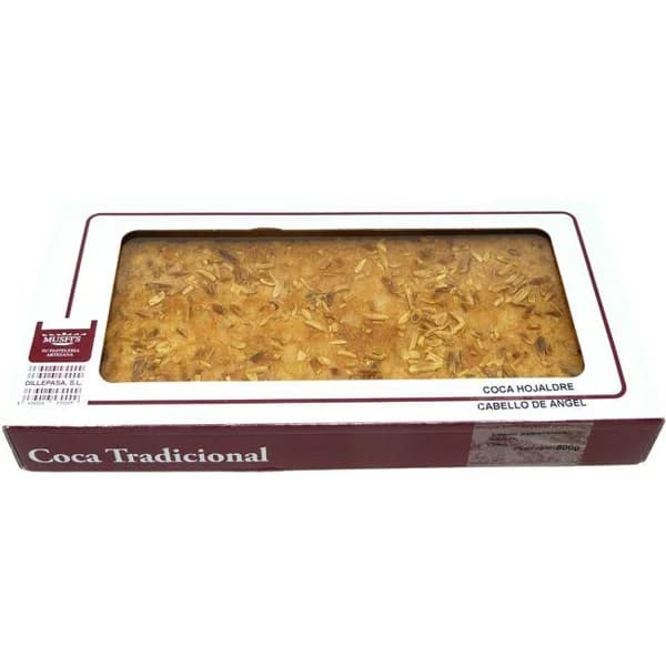 Coca hojaldre de cabello de ángel MUSFI'S, caja 500 g - 0.5 kg - Imagen del producto en Findit