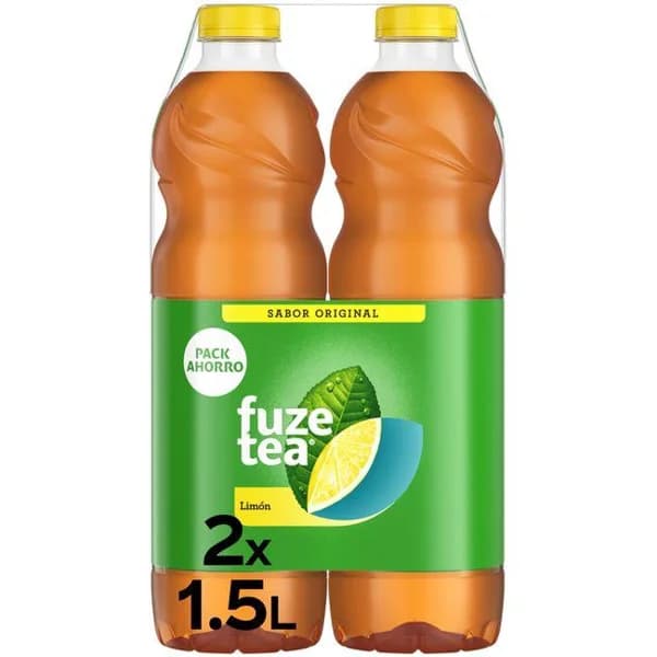 Refresco de té al limón FUZE TEA, pack 2 x 1,5 litro - 1.5 l - Imagen del producto en Findit