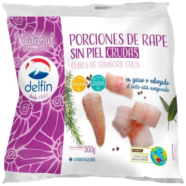 Rape sin piel en porciones DELFÍN, bolsa 300 g - 0.3 kg - Imagen del producto en Findit