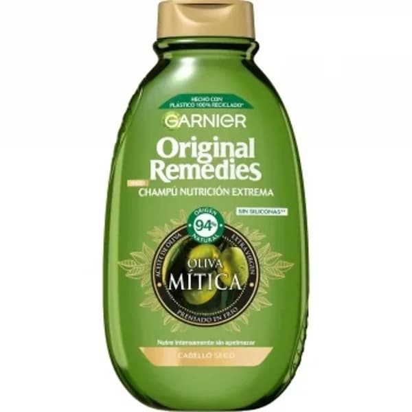 Champú nutrición extrema para pelo seco oliva mítica Original Remedies Garnier 400 ml. - 0.4 l - Imagen del producto en Findit