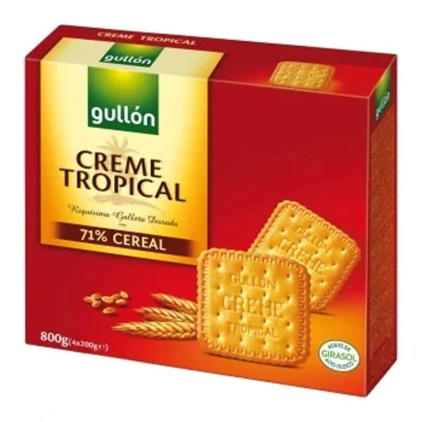 Galletas Gullón Creme Tropical 800 g. - 0.8 kg - Imagen del producto en Findit