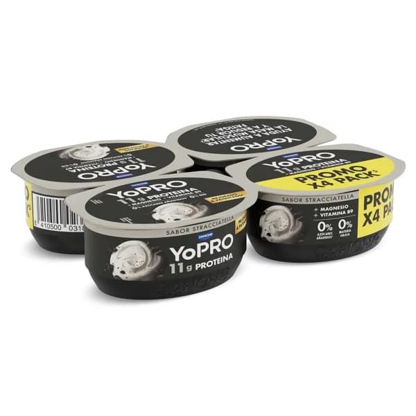 Postre sabor stracciatella alto en proteínas Yopro pack 4 x 120 g - 0.48 ud - Imagen del producto en Findit