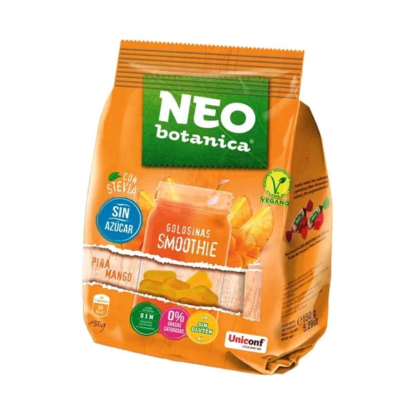 NEO Caramelos piña mango sin azúcares añadidos NEO BOTANICA 150 g. - 0.15 kg - Imagen del producto en Findit