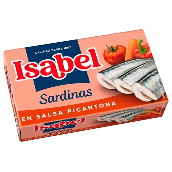 ISABEL Sardinas en salsa picantona 81 g. - 0.08 kg - Imagen del producto en Findit