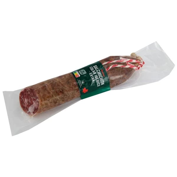 AUCHAN Salchichón cular ibérico extra envasado al vacio 450 g. Producto Alcampo - 0.45 kg - Imagen del producto en Findit