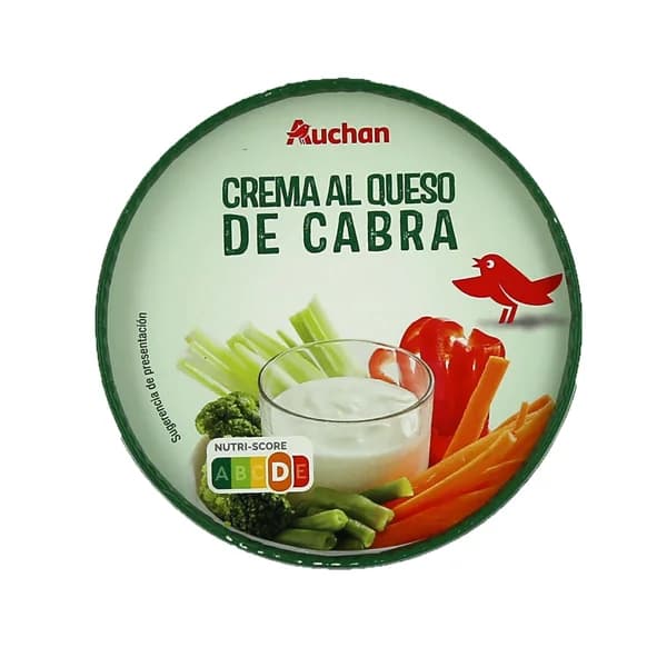 AUCHAN Crema de queso de cabra para untar 125 g. Producto Alcampo - 0.13 kg - Imagen del producto en Findit