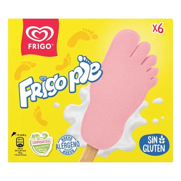 FRIGO Polo Frigopie con sabor a fresa FRIGO 6x 79 ml. - 0.47 l - Imagen del producto en Findit