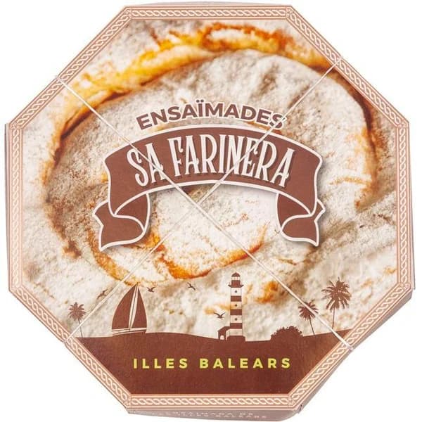 Ensaimada de crema SA FARINERA NOVA, bandeja 380 g - 1 ud - Imagen del producto en Findit
