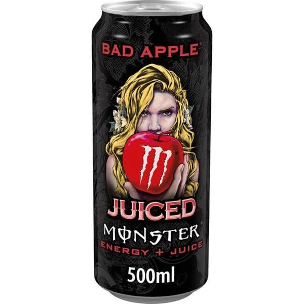 Bebida energética Bad Apple MONSTER, lata 50 cl - 0.5 l - Imagen del producto en Findit