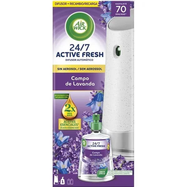 Ambientador automático lavanda AIRWICK A. FRESH, recambio 1 ud - 1 ud - Imagen del producto en Findit