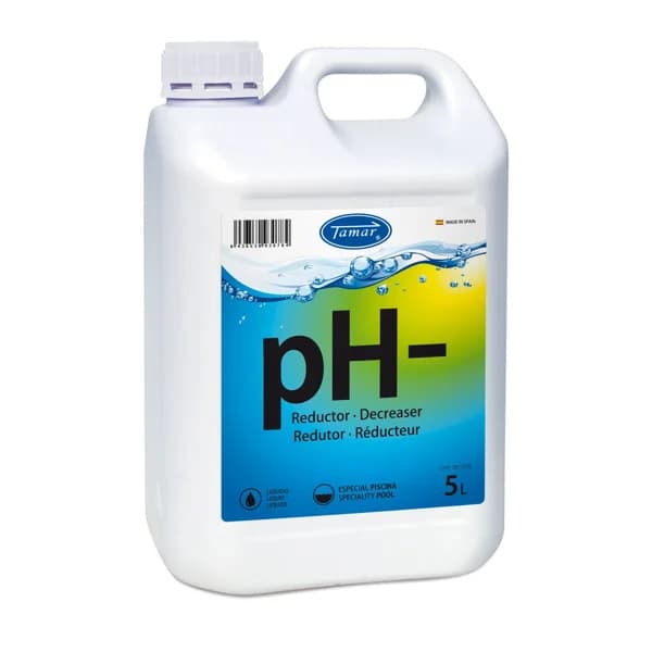 Reductor de PH Piscinas 5L - 5 ud - Imagen del producto en Findit