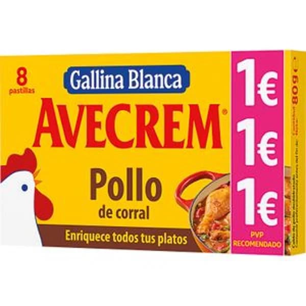 Caldo de Pollo 8 Pastillas - 1 ud - Imagen del producto en Findit