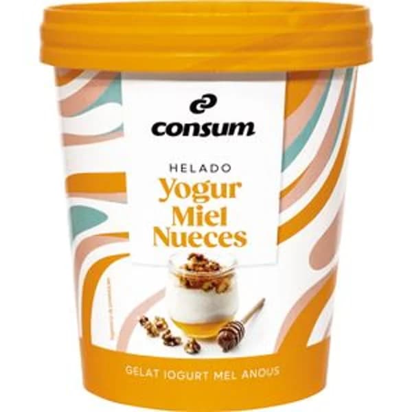 Tarrina Yogur Miel Nueces - 0.35 kg - Imagen del producto en Findit
