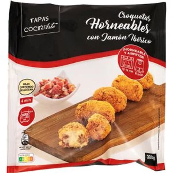 Croqueta Jamón Ibérico Horneable - 0.3 kg - Imagen del producto en Findit