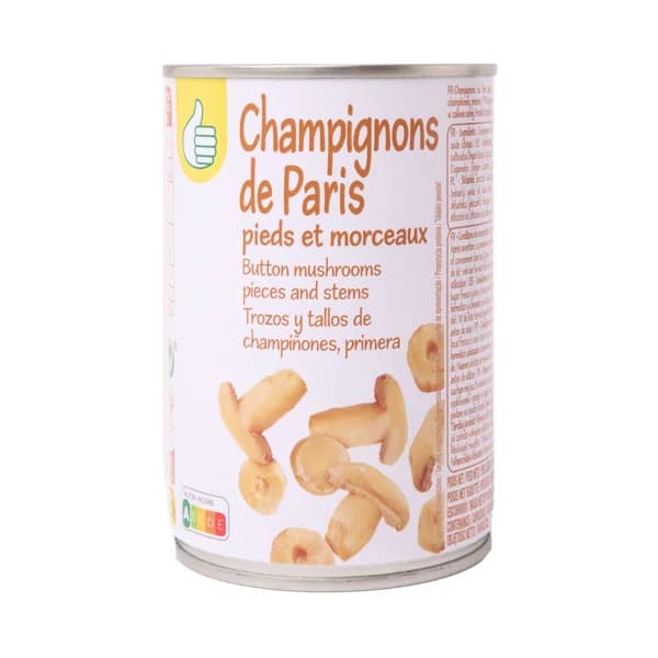 PRODUCTO ALCAMPO Champiñón en trozos 230 gr. - 0.23 kg - Imagen del producto en Findit