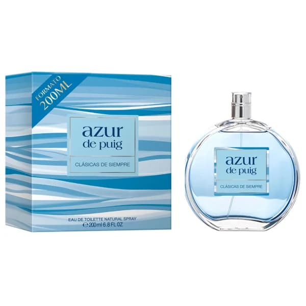 AZUR DE PUIG Eau de toilette para mujer con vaporizador en spray AZUR DE PUIG 200 ml. - 0.2 l - Imagen del producto en Findit