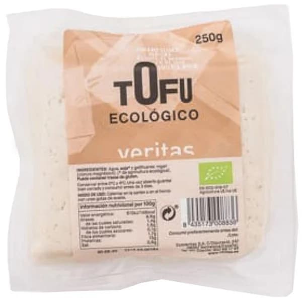 Tofú natural Eco VERITAS, sobre 250 g - 0.25 kg - Imagen del producto en Findit
