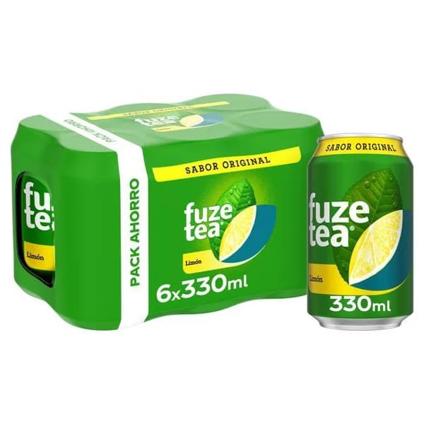 Refresco de té al limón FUZE TEA, pack 6x33 cl - 1.98 l - Imagen del producto en Findit