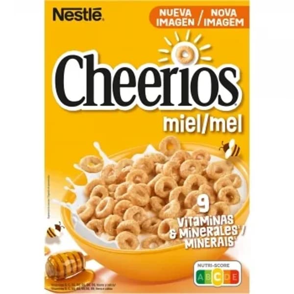 Cereales anillos de cereales integrales con miel Cheerios Nestlé 330 g. - 0.33 kg - Imagen del producto en Findit