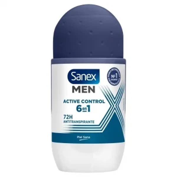 Desodorante roll-on active control Sanex Men 50 ml. - 0.05 l - Imagen del producto en Findit