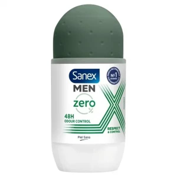 Desodorante roll-on zero Sanex Men 50 ml. - 0.05 l - Imagen del producto en Findit
