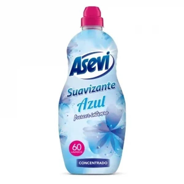 Suavizante concentrado azul frescor intenso Asevi 60 lavados. - 62.25 ud - Imagen del producto en Findit