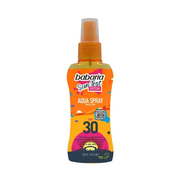 BABARIA Sun fest Agua solar portectora e hidratante con FPS 30 (alto) 100 ml. - 0.1 l - Imagen del producto en Findit