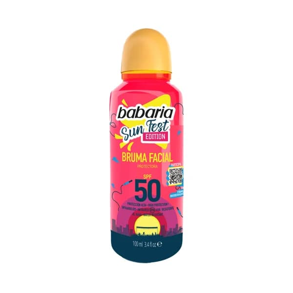 BABARIA Sun fest edition Bruma facial protectora con FPS 50 (muy alto) 100 ml. - 0.1 l - Imagen del producto en Findit
