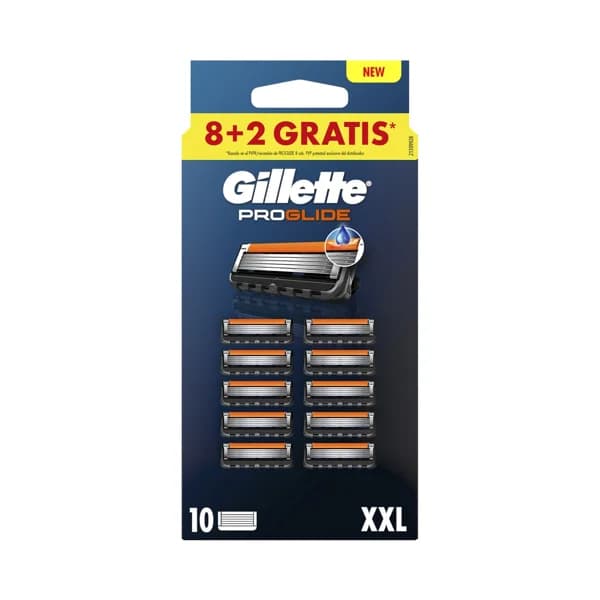 GILLETTE Proglide Recambios para máquinas de afeitar 10 uds. - 1 ud - Imagen del producto en Findit