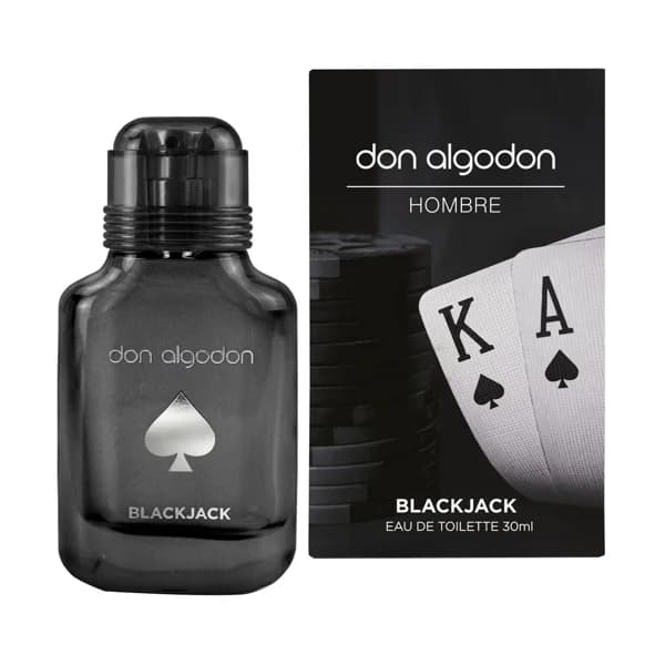 DON ALGODÓN Black jack Eau de toilette (colonia) para hombre con vaporizador en spray 30 ml. - 1 ud - Imagen del producto en Findit