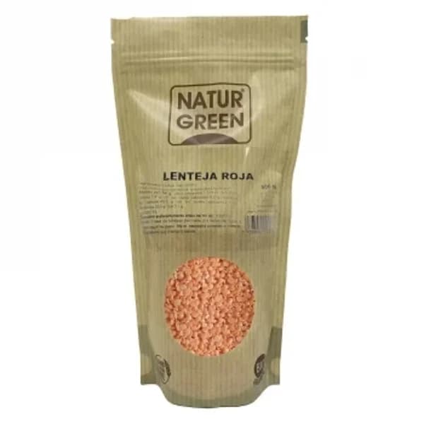 Lenteja roja ecológica Naturgreen 500 g. - 0.5 kg - Imagen del producto en Findit