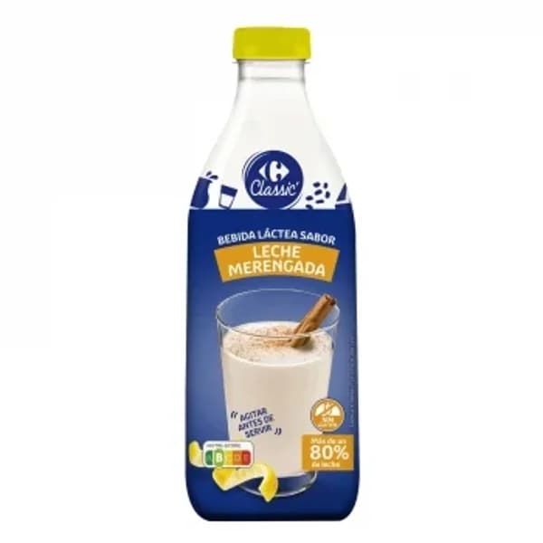 Bebida láctea sabor leche merengada Carrefour Classic' sin gluten 1 l. - 1 l - Imagen del producto en Findit