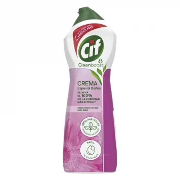 Limpiador de baños en crema con aroma floral Cif 650 ml. - 0.65 l - Imagen del producto en Findit