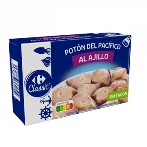 Tacos de potón al ajillo Classic Carrefour 72 g. - 0.07 kg - Imagen del producto en Findit